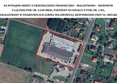 zaklad_produkcyjny na wynajem - Wilamowice (gw), Pisarzowice